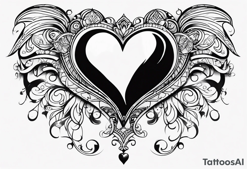 Heart tattoo idea