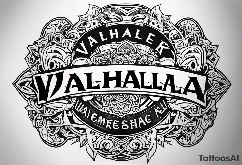 Valhalla tattoo idea