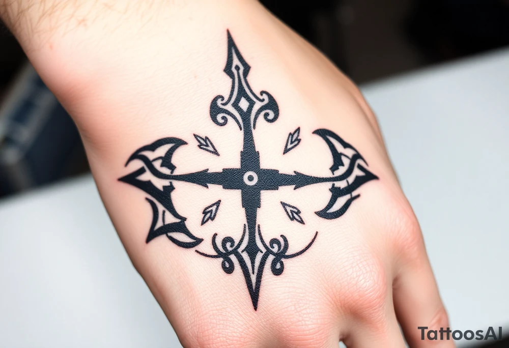 "In God's Hand" tattoo idea