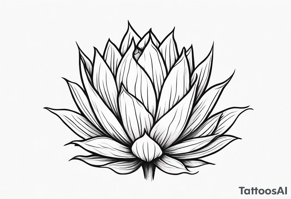 Ghost plant tattoo idea
