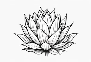 Ghost plant tattoo idea