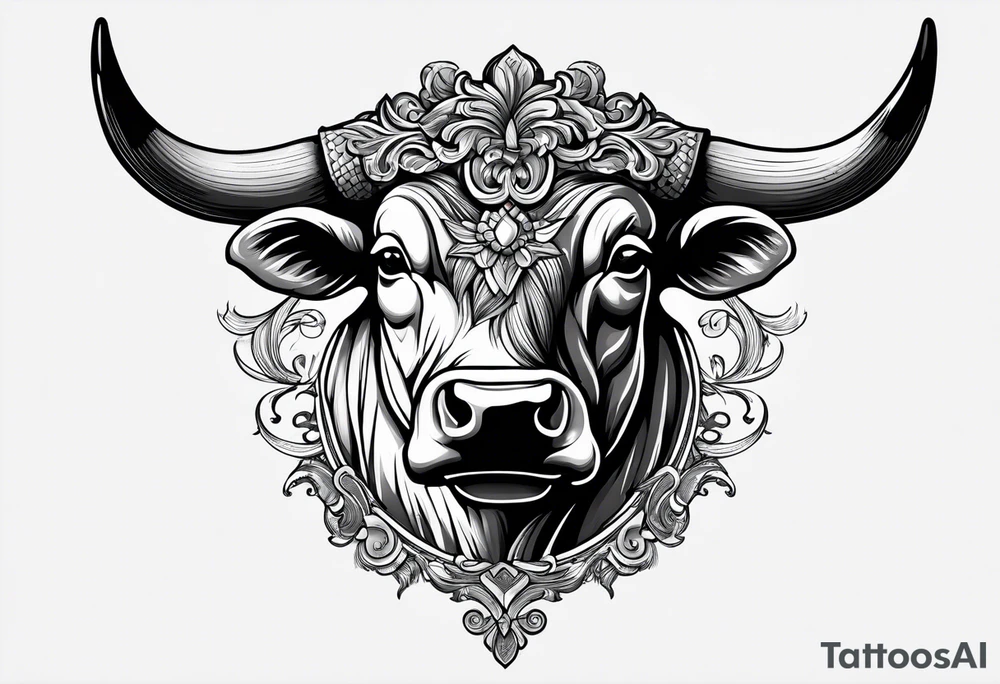 take the bull by its horns tattoo idea