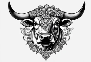 take the bull by its horns tattoo idea