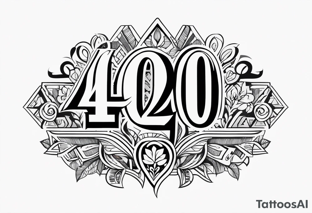 420 tattoo idea