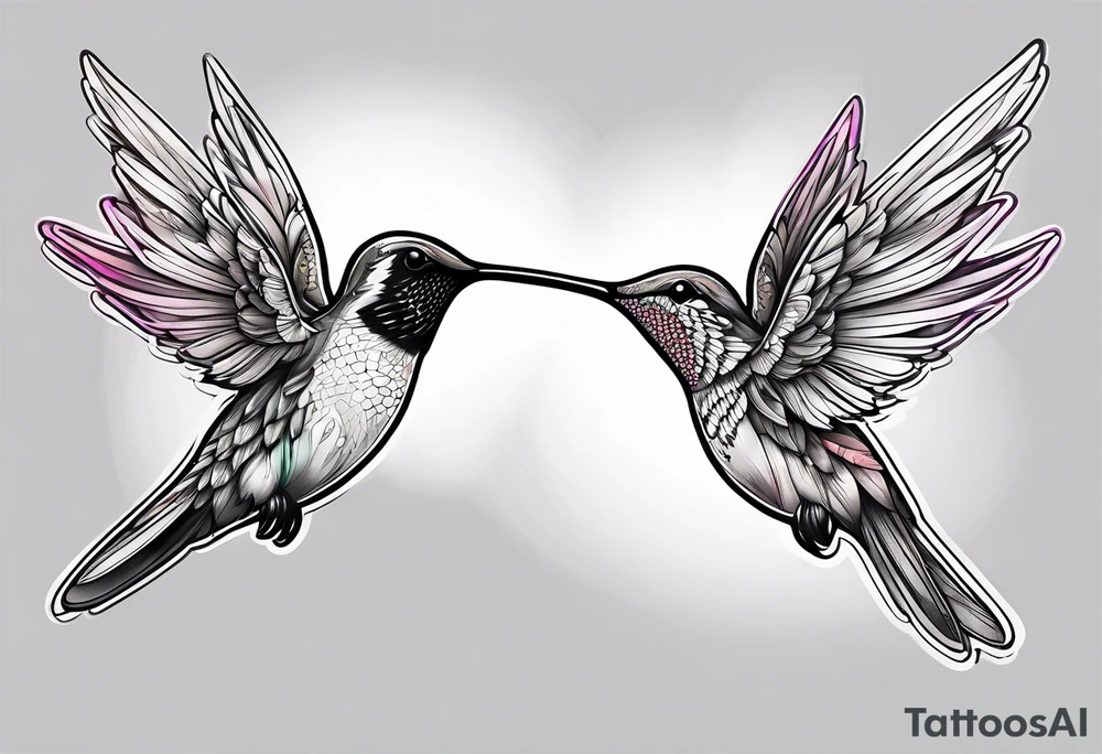 hummingbird lines arm tattoo tattoo idea