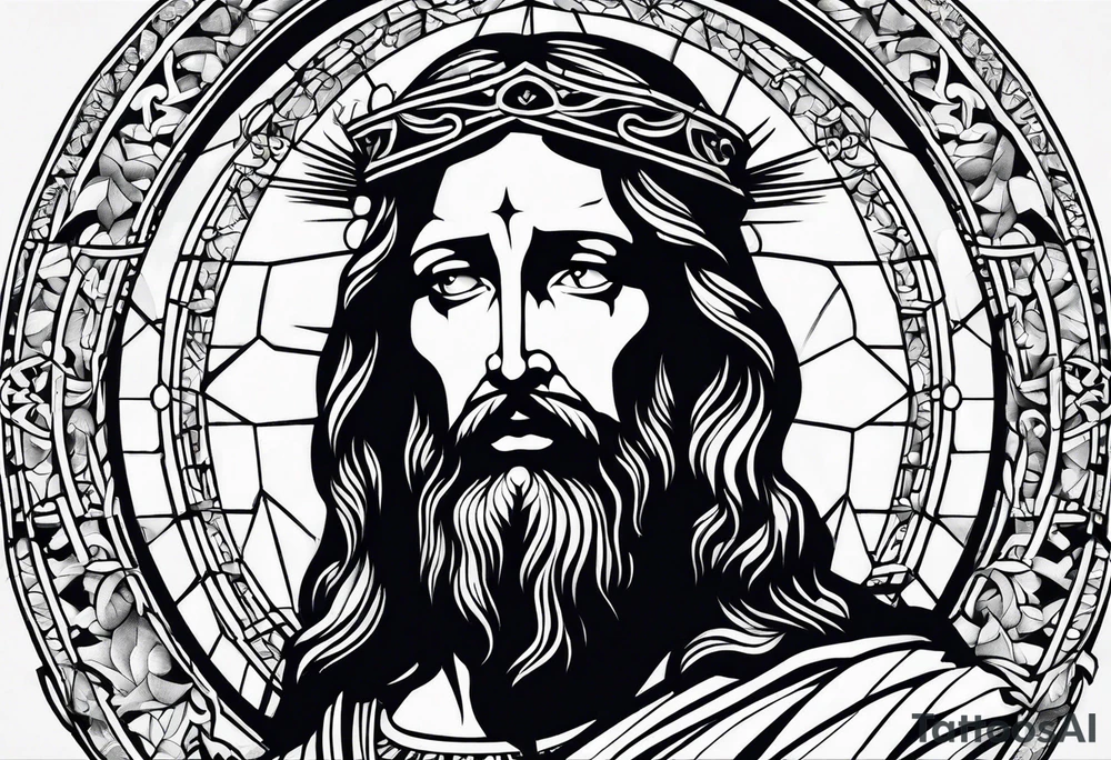 jesus tattoo idea