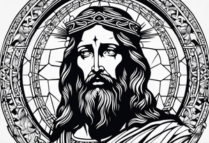 jesus tattoo idea