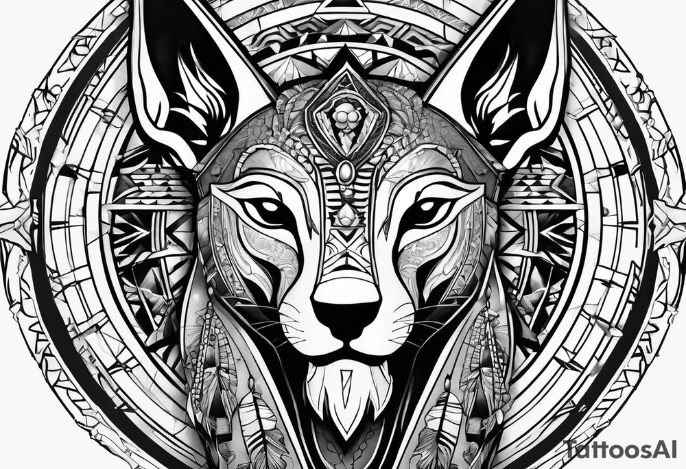 olho de anubis tattoo idea