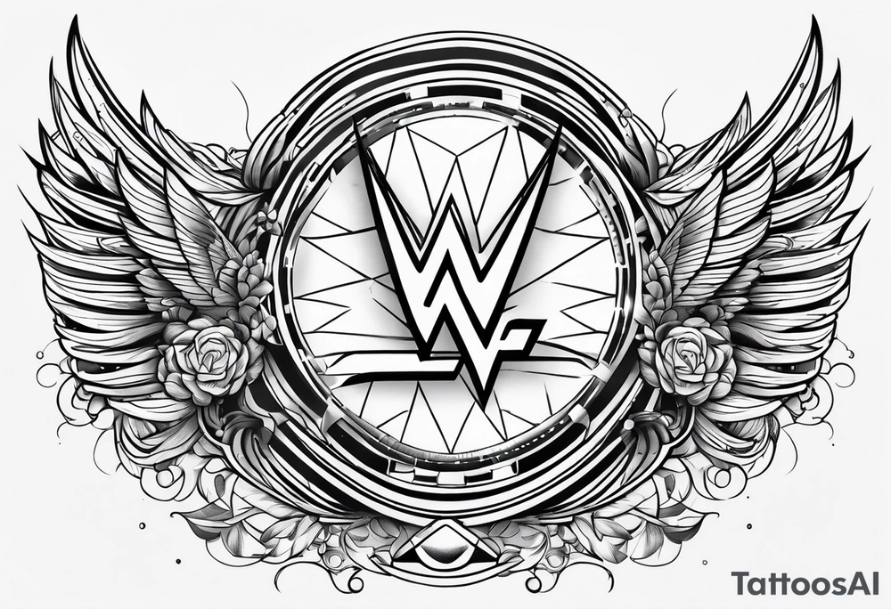 Wwe themed tattoo idea