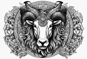 capricorn with shotgun tattoo idea