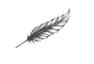 FEATHER tattoo idea