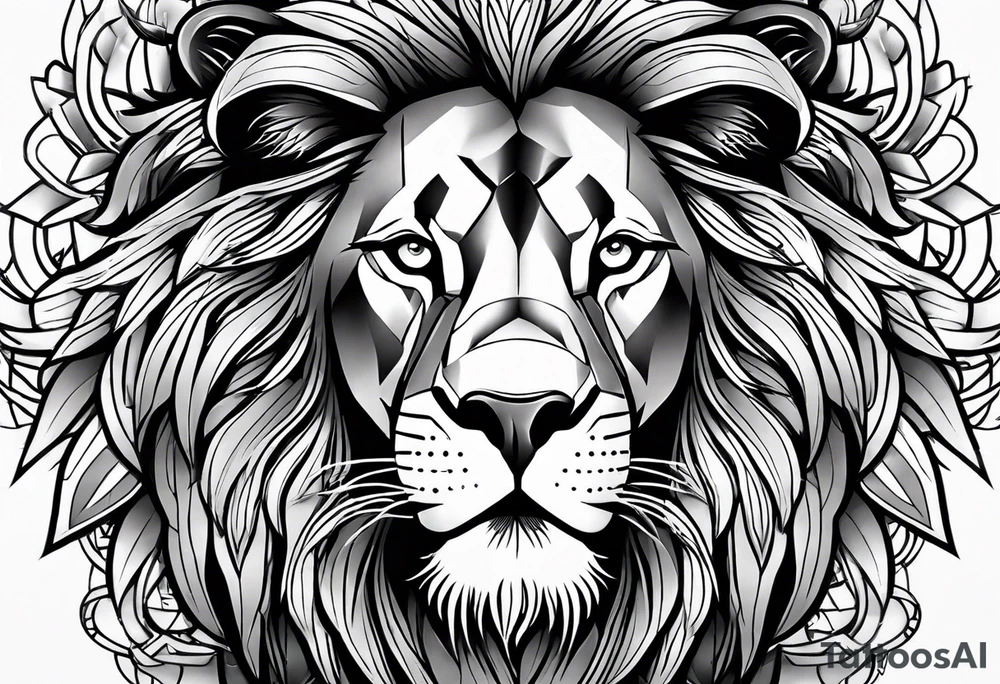 Lion tattoo idea