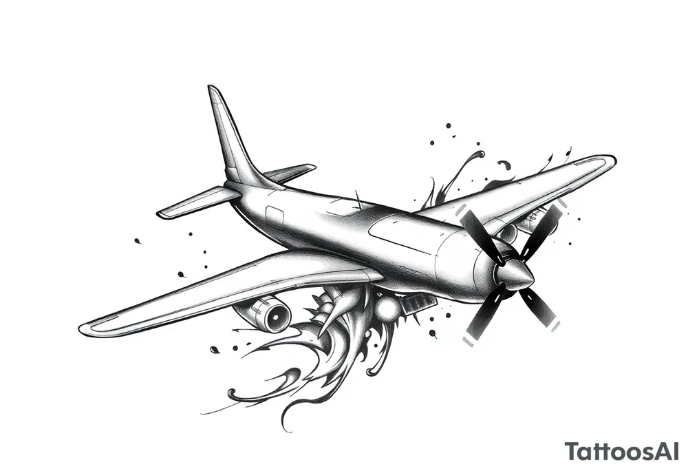 aviation tattoo idea