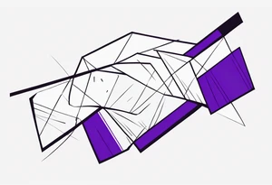lines around wrist, abstract, black and purple, covered from wrist to forearm, fully covered, no borders, blackwork, no people tattoo idea