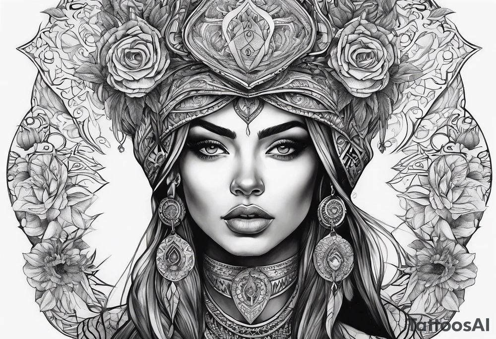 Burning Man tattoo idea
