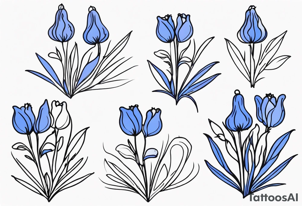 bluebell tattoo idea