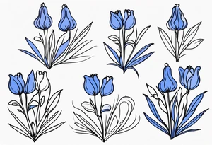 bluebell tattoo idea