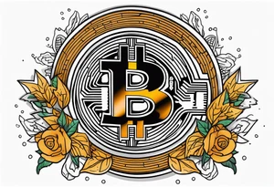 Bitcoin which broken tattoo idea