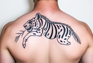 bali zoo themed tattoo idea