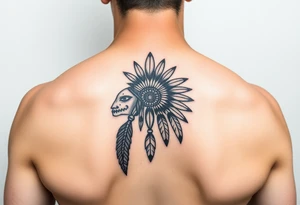 Native American themed tattoo idea