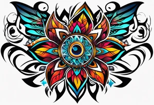 Tribal sleeve tattoo idea