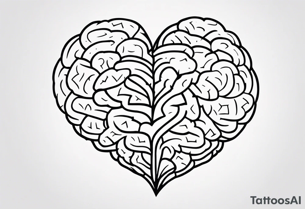 Brain, heart, love, heart break makes you strong, worth it, pain makes you stronger, strength, plane, travel, passion, growth tattoo idea