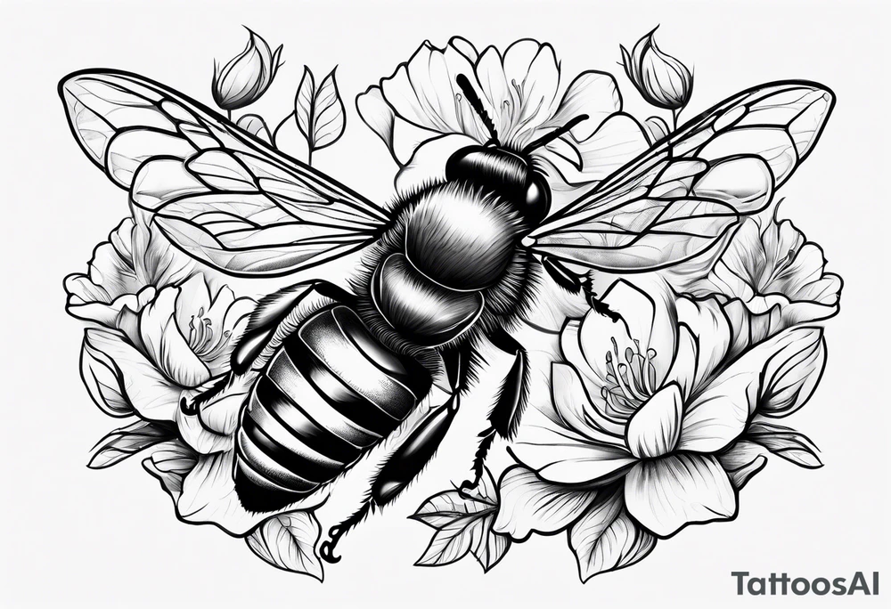 Honeybee tattoo idea
