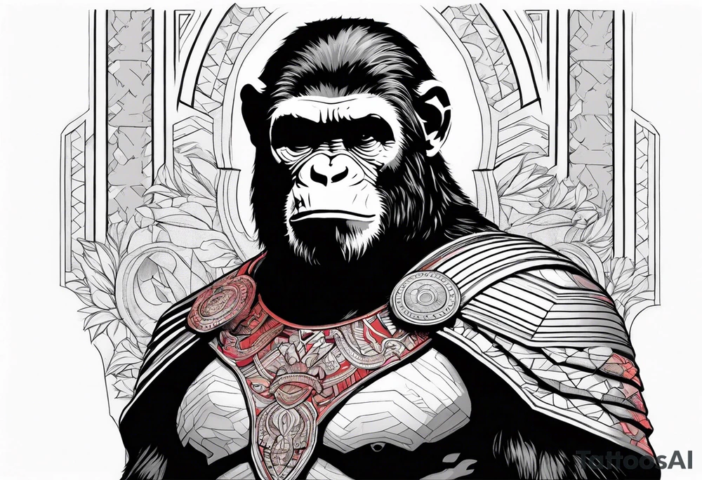 Caeser from planet of the apes tattoo idea