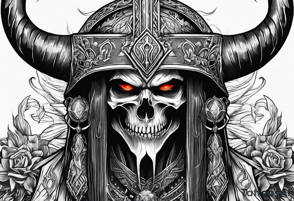necromancer Diablo Tattoo tattoo idea