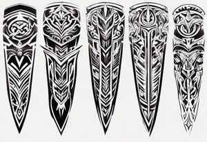 Arm sleeve armor tattoo idea