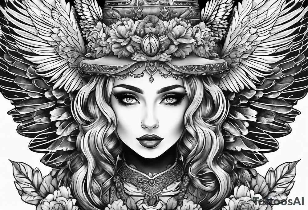 Dolly, acorn, wings tattoo idea