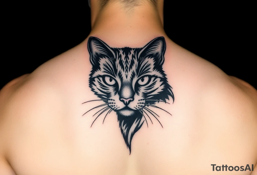 Black Cat tattoo idea