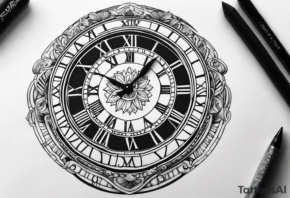 date 13/02/2022 in roman numerals tattoo idea