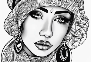 Travel the world tattoo idea