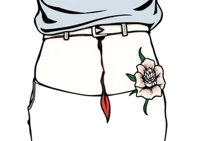 hip tattoo on the hip tattoo idea