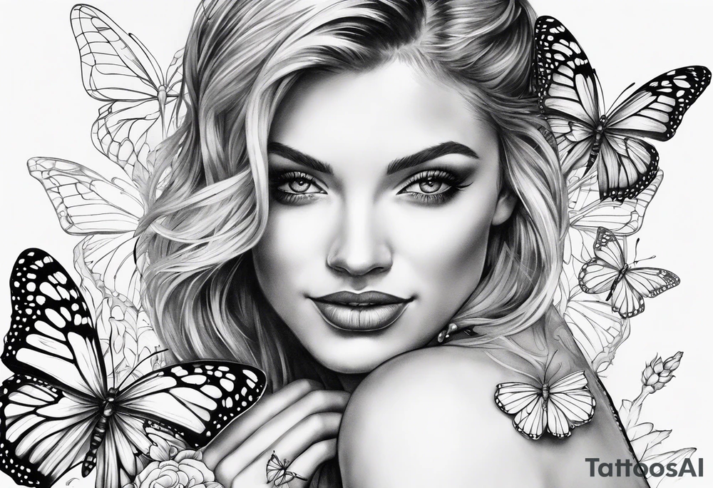 Butterfly tattoo idea
