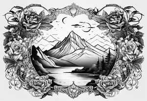 Scar cover tattoo idea