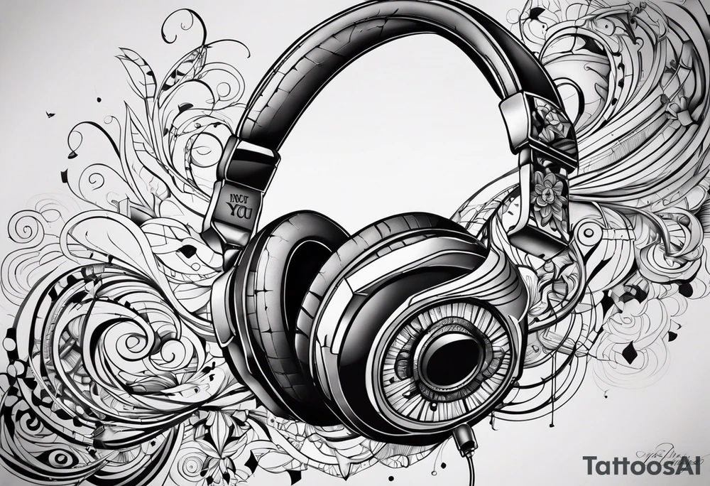 Imaginer un tatouage en lien avec la musique fix you et les paroles I will try to fix you. Inclure des notes de musiques tattoo idea