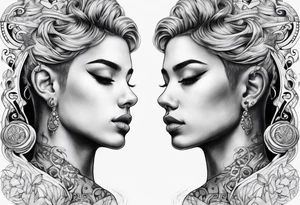 Twin Gemini son tattoo tattoo idea