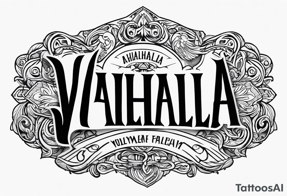 Valhalla tattoo idea