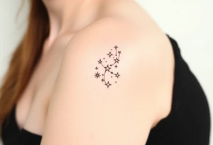 Cascade of stars tattoo idea