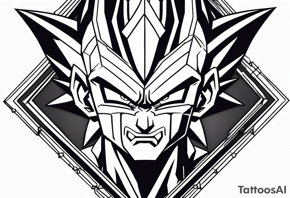Dragonball z minimalistic tattoo idea