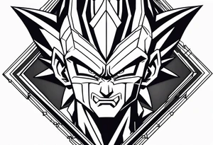 Dragonball z minimalistic tattoo idea