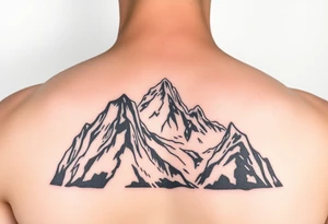 tre cime dolomites tattoo idea