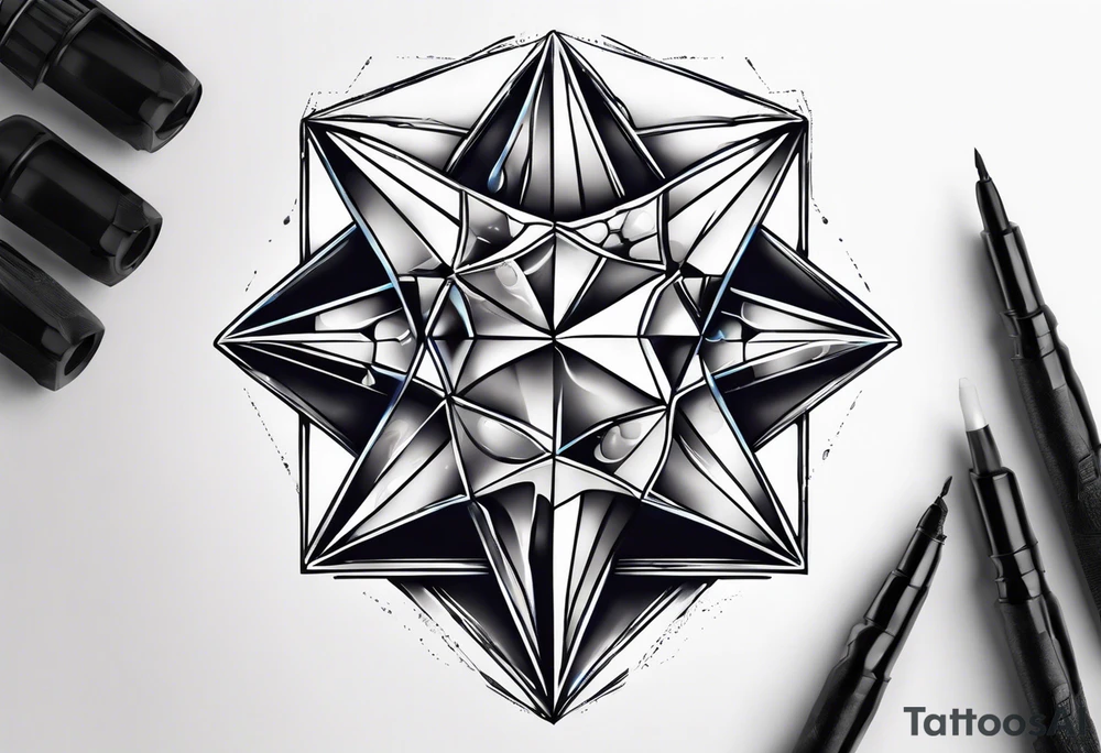 ice cube tattoo idea