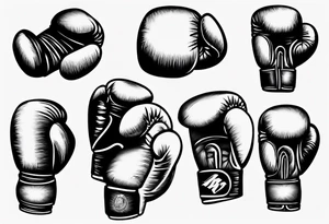 boxing gloves, Brooklyn tattoo idea