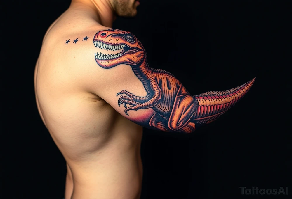 dinosaur tattoo idea