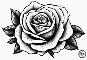 Rose won fire with the “fire rose” symbol tattoo idea