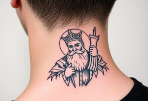 Saints like St. Nicholas or St. Andrew tattoo idea