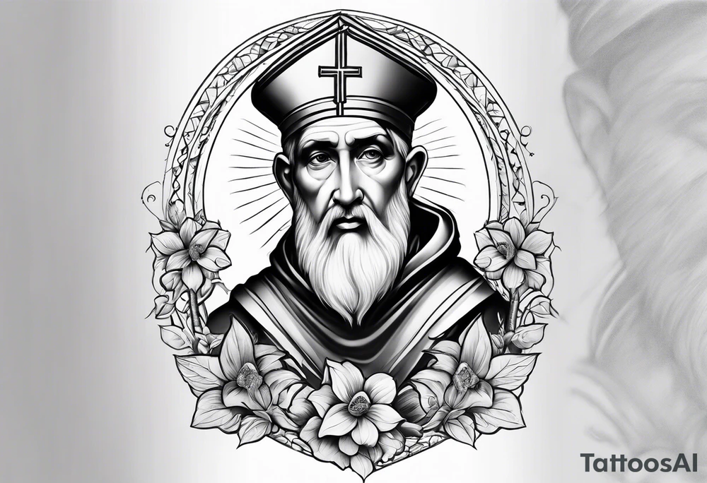 Saint Anthony tattoo idea